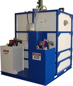 Acid Waste Treatment System for pH Adjustment