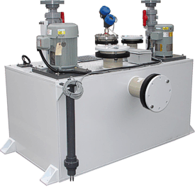 Dual pump lift station for a below-grade sump